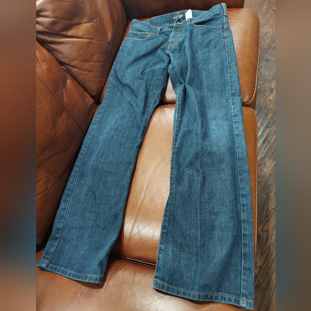 Armani jeans made in Italy button fly AJ rear men's jeans size 33